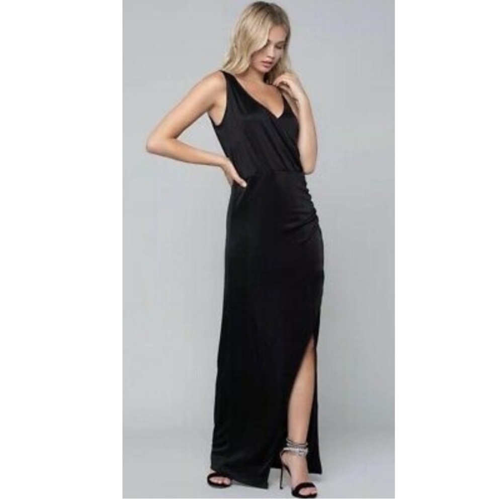 Bebe Wrap Top Surplice Gown